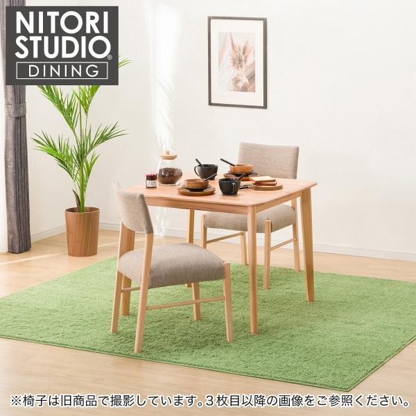 t*.様 ニトリ　食卓３点セット　ミドルブラウン ニトリ⭐︎オシャレダイニングテーブル ☆食卓3点セット☆ミドル