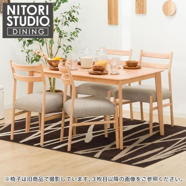 ニトリ ダイニングテーブル5点セット(T-01 135 NA/C-34 NA/AQ-BE ニトリ ダイニングテーブル5点セット(T-01 135 NA/C-34 NA/AQ-BE