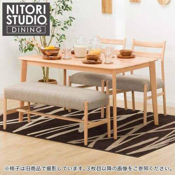 ニトリ（NITORI） ダイニングテーブル4点セット(T-01 135 NA/C-34 NA