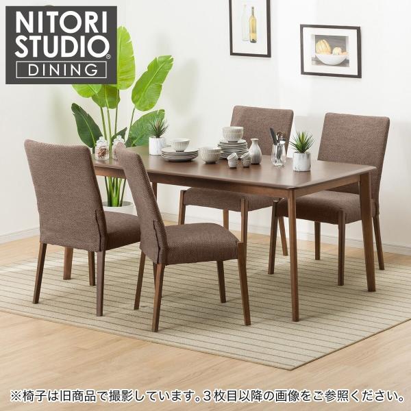 ニトリ ダイニングテーブル5点セット(T-01 165 MBR/C-10 MBR/AQ ニトリ ダイニングテーブル5点セット(T-01 165 MBR/C-10 MBR/AQ