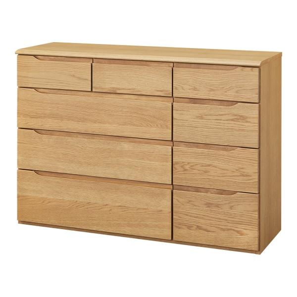 ニトリ 天然木 ローチェスト(KW-301 120-4 LBR) タンス : ニトリ ニトリ 天然木 ローチェスト(KW-301 120-4 LBR) タンス : ニトリ
