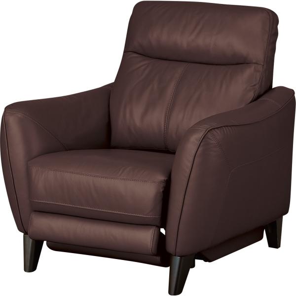 ★美品★ニトリ　1人掛けチェア ニトリ（NITORI） ソファー ソファ 1人掛け (アネーロセミアニリン革