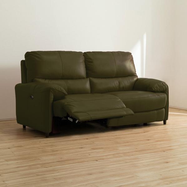 ニトリ ソファー ソファ 2人掛け 右電動リクライニングソファ