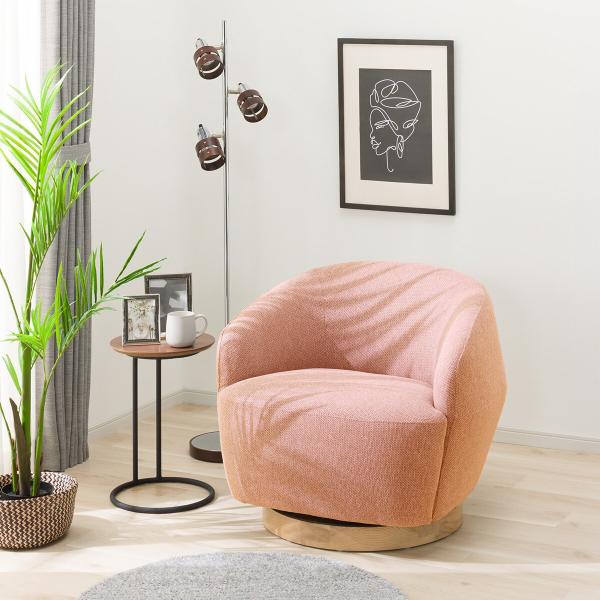 アクセントチェア　1脚　ニトリ ニトリ（NITORI） アクセントチェア(AW14 BR) ソファー ソファ 1人掛け