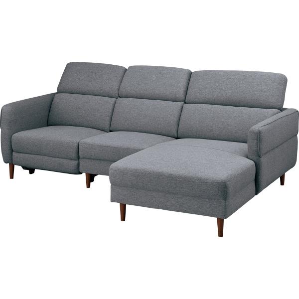 ニトリ（NITORI） 電動布張りカウチソファ(KK026LC DGY) 限定価格：1/5