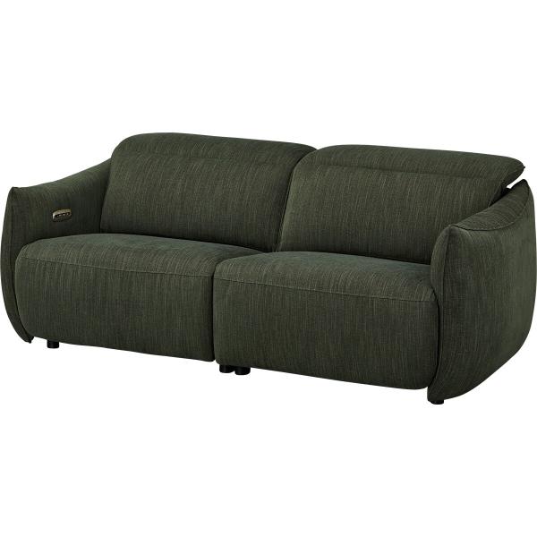 ニトリ（NITORI） 3人掛け電動布張りリクライニングソファ(LE09 2M YGR