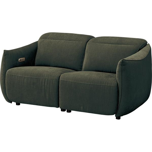 ニトリ 2人掛け電動布張りリクライニングソファ(LE09 2M YGR) : ニトリ