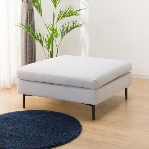 スツール　ニトリ　広い座面のゆったり布張りタイプ 89cm×89cm×41cm ニトリ（NITORI） 広い座面のゆったり スツール 布張りタイプ (MS01