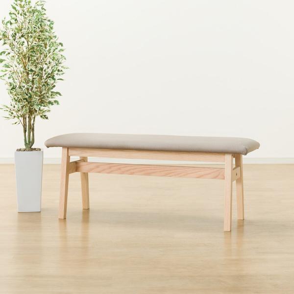 ニトリ（NITORI） カバー付きダイニングベンチ(クウト2 110 BE/NA