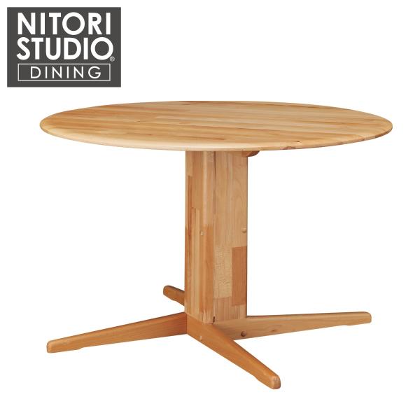 ニトリ（NITORI） ダイニングテーブル(Nコレクション T-16R 円形 NA