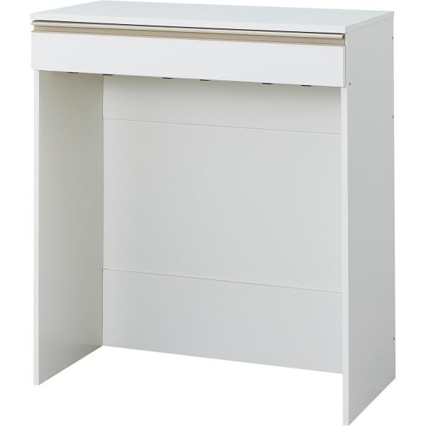 ホワイトオープンシェルフ 引き出し付き　ニトリ ニトリ オープン本棚(120 BS008 WW) 引き出し付き 書棚 ラック