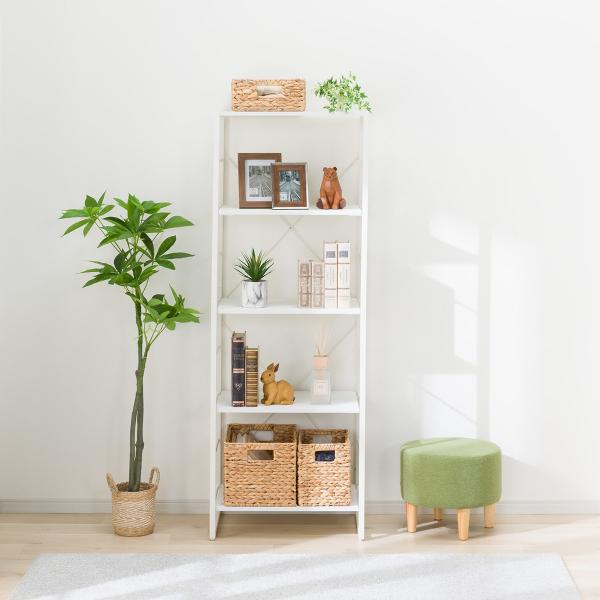 ニトリ（NITORI） 組合せシェルフ本体(FL201 4段 WH/WH) : ニトリ