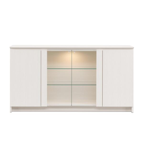 ニトリ　食器棚 LEDライト付き【栃木県　直接引き取りでお願いします】 楽天市場】スライド棚付きキッチンカウンター (幅120cm) ニトリ