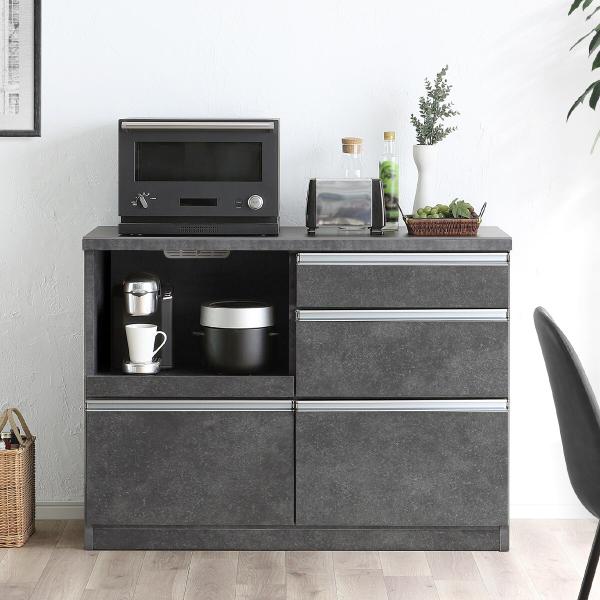 ニトリ（NITORI） セラミック天板カウンター (幅120cm GY) : ニトリ