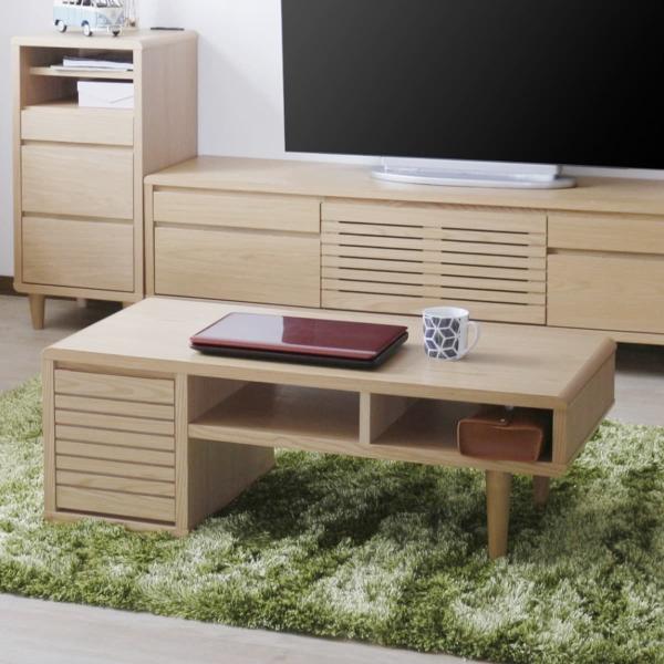 ニトリ（NITORI） ポプラ突板 センターテーブル (幅105 NA) ニトリ期間