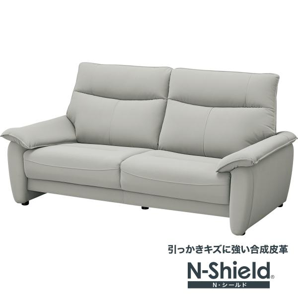 NITORI 送料込 ニトリ 傷・汚れに強い合成皮革 Nシールド 3人用 ソファ ニトリ（NITORI） 傷・汚れに強い合成皮革 3人掛けソファ(DL01 N