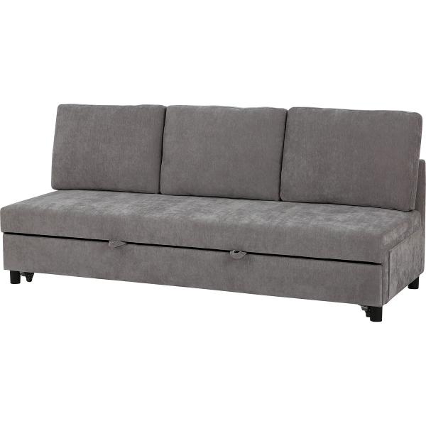 ニトリ（NITORI） 3人掛け布張りソファベッド(ノアーク3 DGY) ニトリ