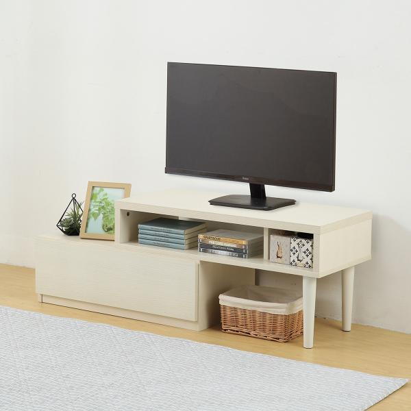 伸長式テレビ台 ニトリ（NITORI） 伸長式テレビ台(ローボード GA101N EX79 WW/WW