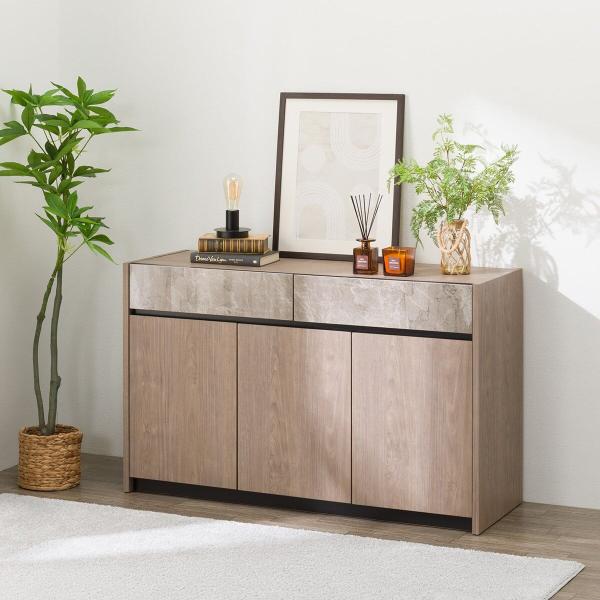 【SALE品】サイドボード(ベリーズ120SB WH) ニトリ　リサイクルショップ宮崎屋　佐土原店　21.12.14F サイドボード (ポスティア120 BK) | ニトリネット【公式】 家具