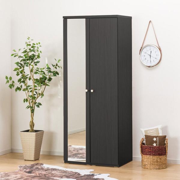 ニトリ（NITORI） ワードローブ(クエスT 80WR BK) : ニトリ Yahoo!店