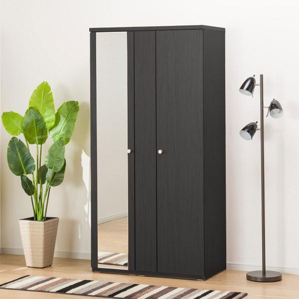 ニトリ（NITORI） ワードローブ(クエスT 100WR BK) : ニトリ Yahoo!店