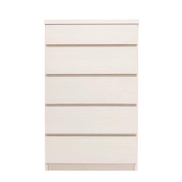ニトリ 多サイズ薄型チェスト (幅59.5cm 5段 WH) : ニトリ Yahoo!店