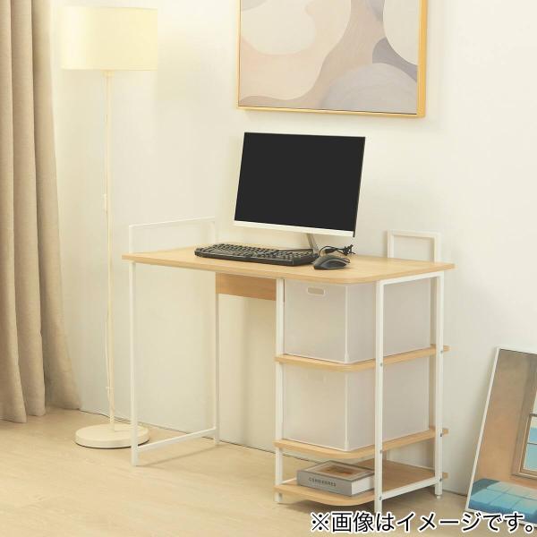 【リユースショップスパークル】デスク　No.154　ニトリ　フローリオ90W　ホワイト　ワークデスク　パソコンデスク　机　配送設置可能♪ ニトリ（NITORI） ワークデスク(WM002 1051 NA/WH) : ニトリ Yahoo!店