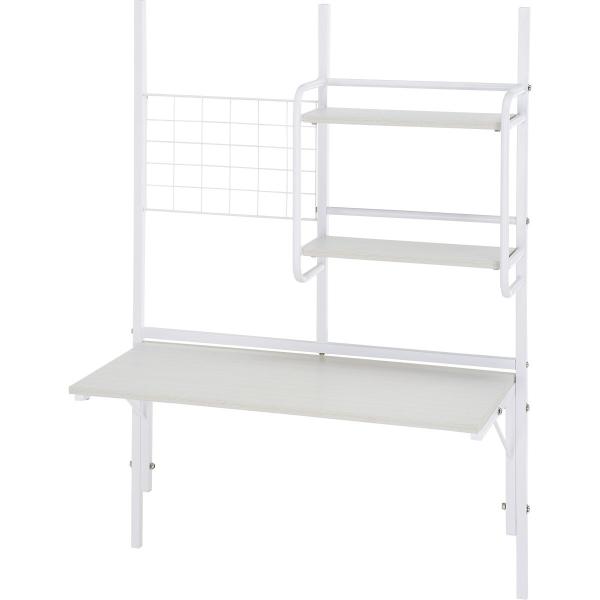 ニトリ（NITORI） 棚付きデスク(HB02 WH) : ニトリ Yahoo!店 - 通販