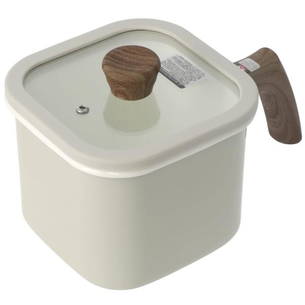 ニトリ（NITORI） ホーローマルチポット角型(2.0 モカ PO001