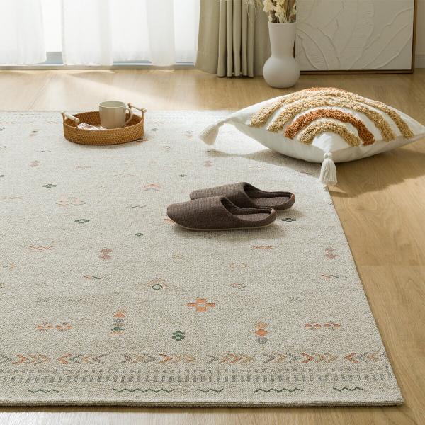 ニトリ（NITORI） ジャカード織りラグ(185X185 JA03) : ニトリ Yahoo