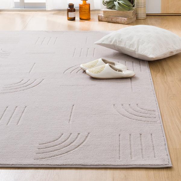 ニトリ（NITORI） ふわふわで柔らかな肌ざわりのラグ(200X240 MO FR01