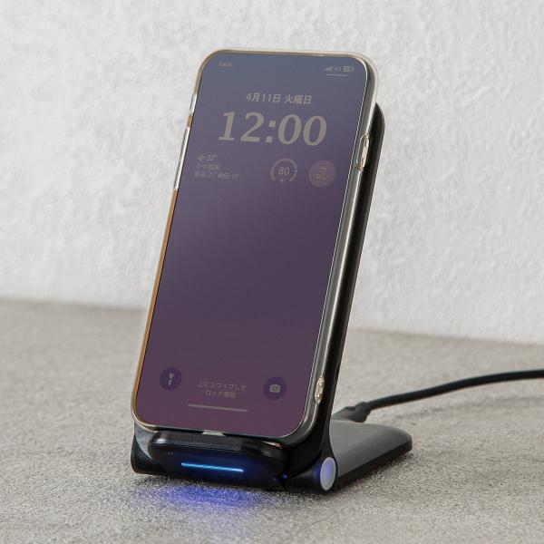 携帯電話本体 ブラック 充電器付き mobi_m2-set