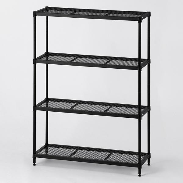 ニトリ（NITORI） (幅85cm) 連結可能なスチールラック (STメッシュ) 3
