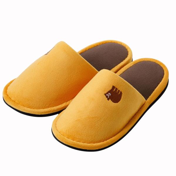 ニトリ（NITORI） スリッパ(クマ M イエロー ngSRm1a) デコホーム
