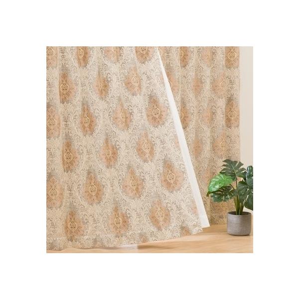 ニトリ（NITORI） 裏地付き遮光2級・遮熱カーテン(PK026 アイボリー