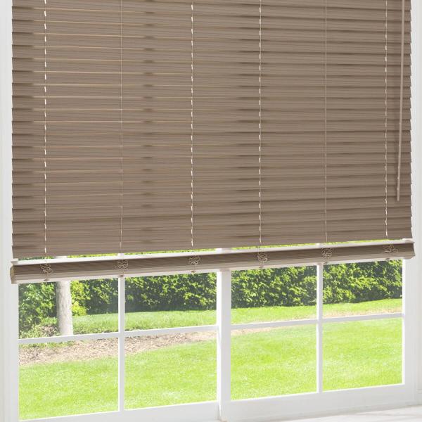 ニトリ（NITORI） ヒモなし簡単昇降 木製風PVCブラインド(88X138 GW