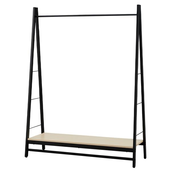 ニトリ スチール製 ブラック ハンガーラック 127×46×195cm ニトリ スチール製 ブラック ハンガーラック 127×46×195cm