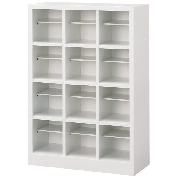 ニトリ（NITORI） オープンシューズボックス(12人用 TSSB-12P-34T 3列4