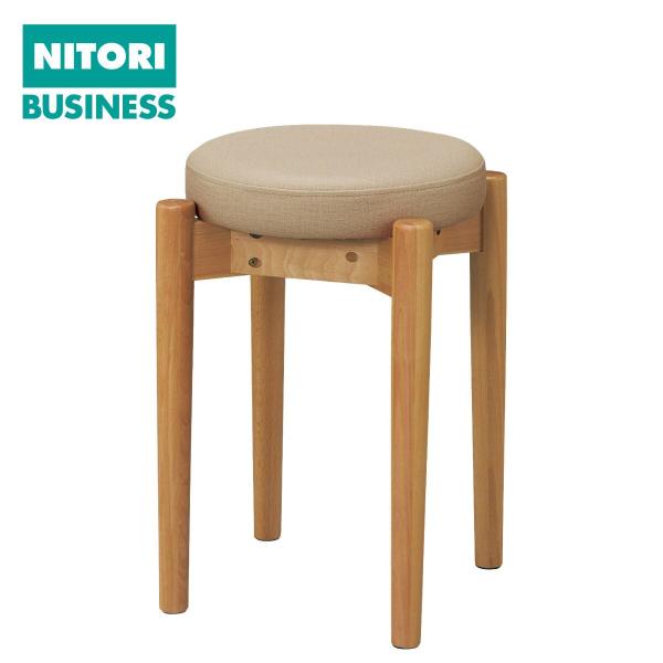 ニトリ（NITORI） 木製スツール(RM-401 Gシルク#1 BE) : ニトリ Yahoo