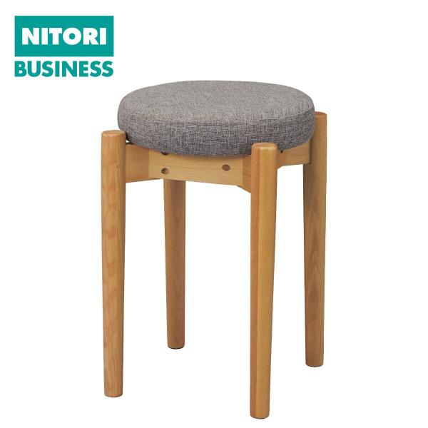 ニトリ（NITORI） 木製スツール(RM-401 布#63 GY) : ニトリ Yahoo!店