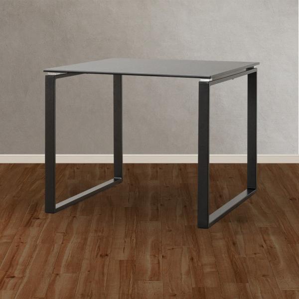 ニトリ（NITORI） セラミックダイニングテーブル(セーラル90/90 GY/BK