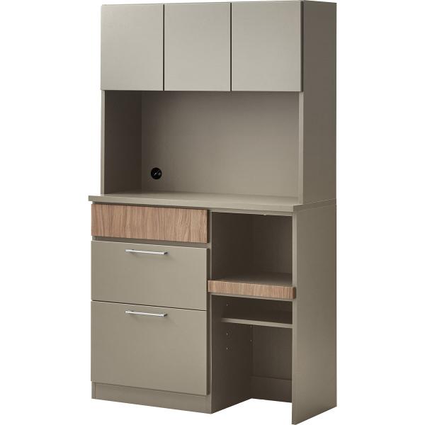 ①ニトリ キッチンボード ポスティア 100KB シンプル キッチンボード(SP201 100KB GY) | ニトリネット【公式】 家具