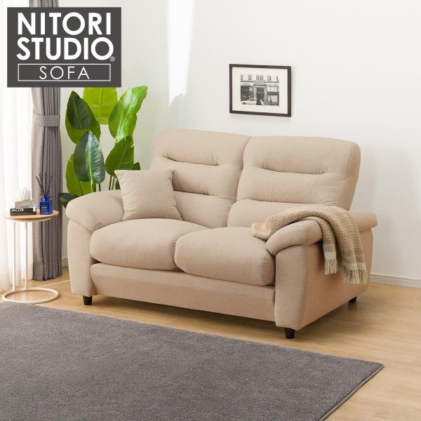 ニトリ（NITORI） 2人掛け布張りソファ(Nポケット BS12 H-HI AQ-BE