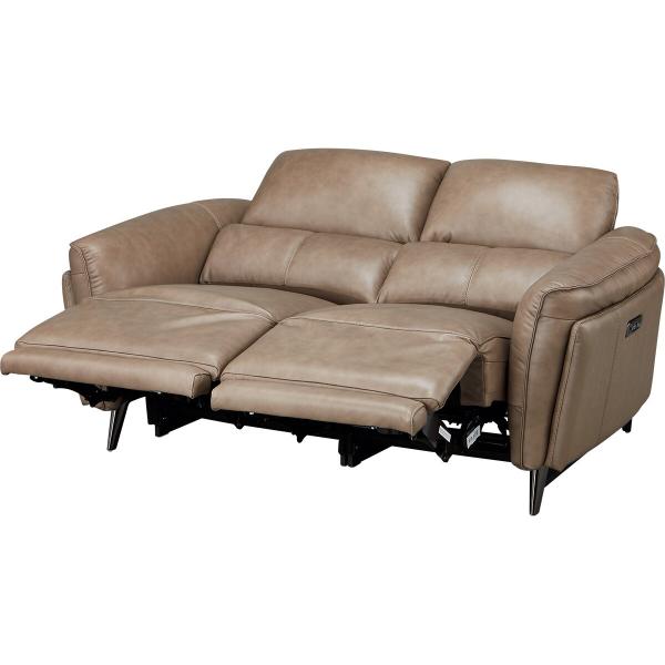 ニトリ 電動リクライニング機能付き ソファ ブラウン 2人掛け ニトリ（NITORI） 2人掛け 両電動リクライニングソファ(LS02 革 SK MO