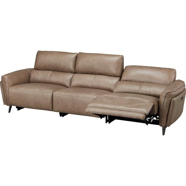 ニトリ（NITORI） ワイド3人掛け3シート左電動リクライニングソファ