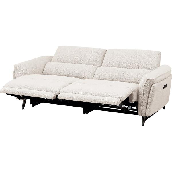 ニトリ（NITORI） 3人掛け布張り 両電動リクライニングソファ(LS02 TER