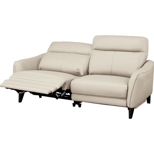 3人掛け右電動リクライニングソファ(LS06 革 NW LMO) ニトリ : ニトリ