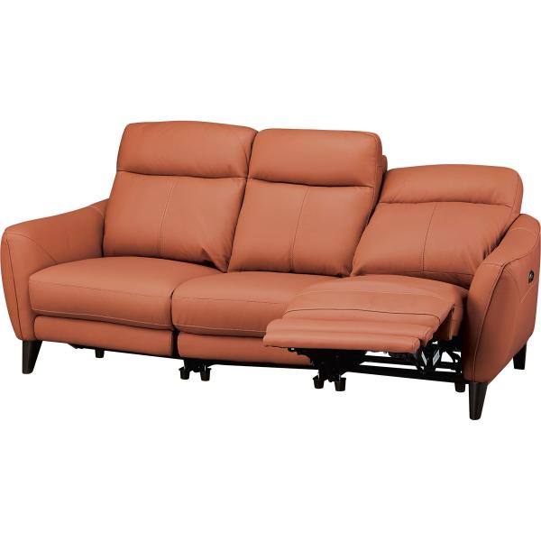 ニトリ　ソファ ニトリ（NITORI） 3人掛け3シート左電動リクライニングソファ(LS06 革