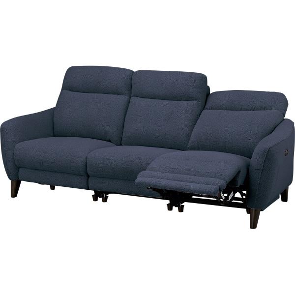 3人掛け布張り 左電動リクライニングソファ(LS06 3シート TER NV