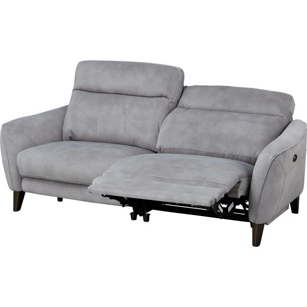 ニトリ　電動リクライニングソファ　3人掛けソファ リクライニング機能付き 3人掛け布張り左電動リクライニングソファ(LS06 PEY GY) ニトリ